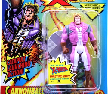 The Uncanny X-Men: X-Force Actionfigur Cannonball (Catapult Launching Action) von Toy Biz